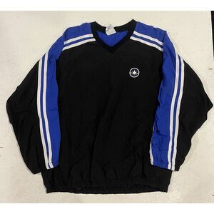 Vintage 90's Converse‎ All Star Blue Pullover Windbreaker Men's See Measurements